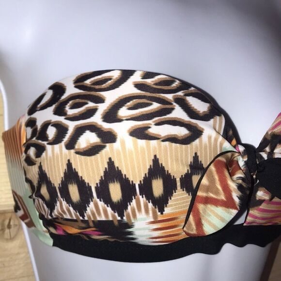 L‎ Space Bandeau Bikini Top nwot - Picture 2 of 8
